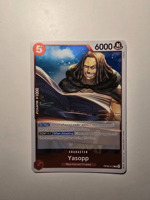 Yassop One Piece Card Game OP09-013 рядка като нова