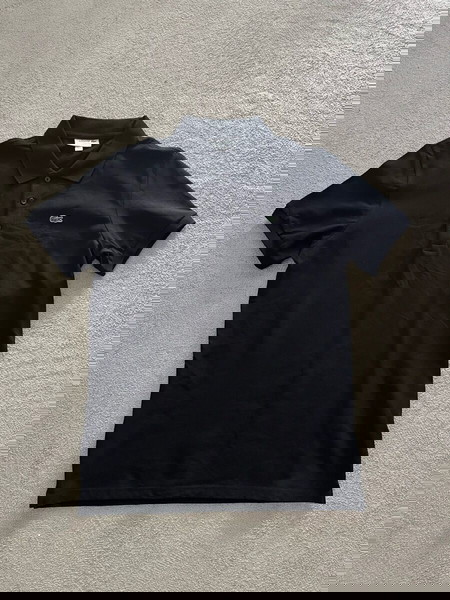 LACOSTE POLO T SHIRT BLACK