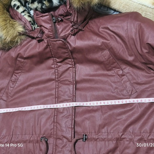 Toi&Moi waterproof parka like new, burgundy red, XL