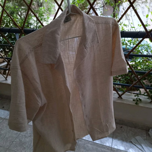 Linen shirts and trousers new, large stock, various sizes and colors