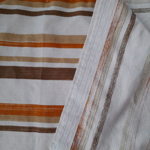 Curtains for window set of 2 like new, thin chenille fabric