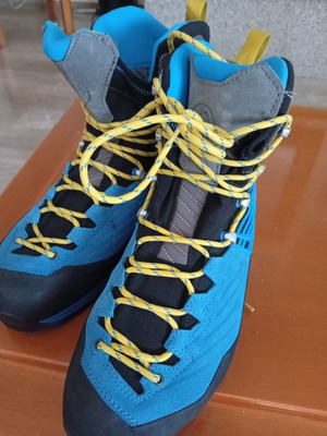 Mammut Kento Pro High GTX hiking boots size 44, grey blue