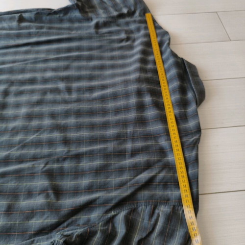 King's Road men's shirt 4XL like new, black checkered
