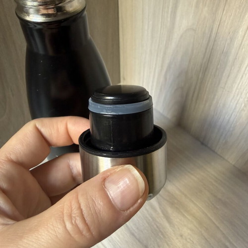 Metal thermos bottle