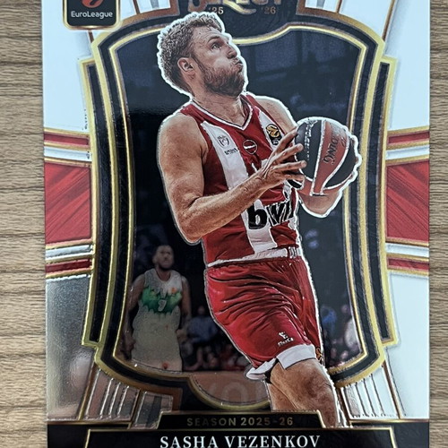 2025-26 Panini Select Euroleague Basketball Sasha Vezenkov card like new