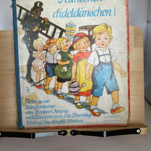 Hänschen dideldänschen German children's book used, 1935 hardcover
