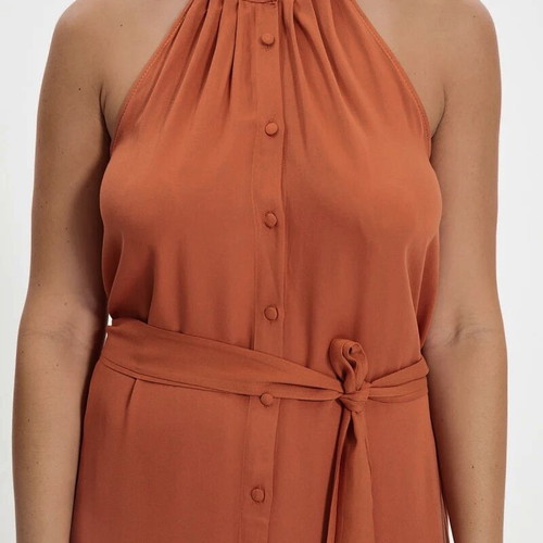 Summer dress new with buttons and side slits size 40