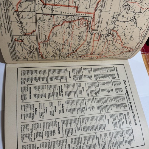 Harms Schulatlas Ausgabe C 1928 German school atlas