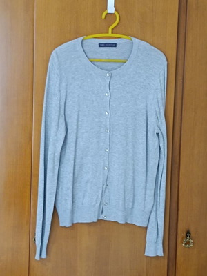 Marks & Spencer wool thin cardigan gray XXL/44/16 like new