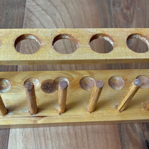 Wooden stand for shaving machines used