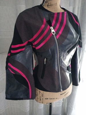 Y2K Backer Style Jacket Custo Barcelona New, XS-S