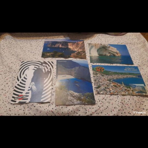 Postcards from beautiful Zakynthos, set of 5