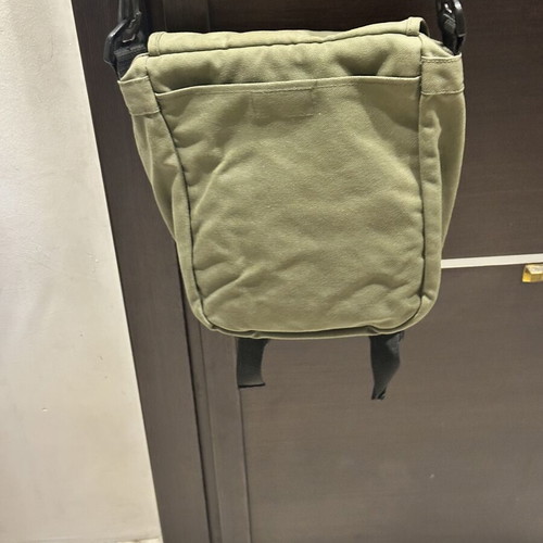 Asics Tiger vintage crossbody bag used, green with Japanese character