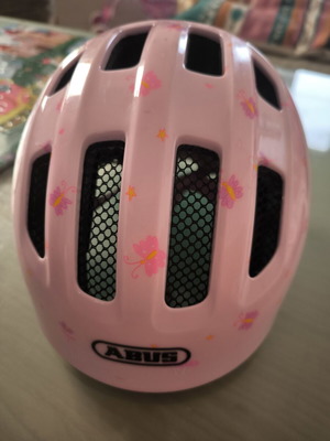 Abus Smiley 3.0 kids helmet like new, pink