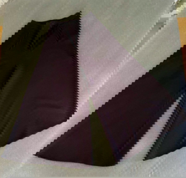 Black & Black zip culottes
