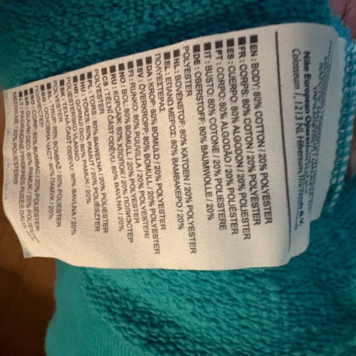 Nike shirt turquoise like new, size M