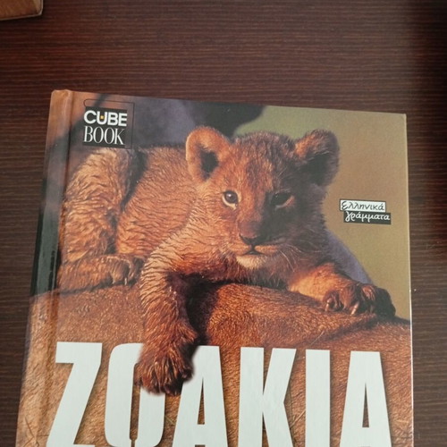 Cube Book Zoakia Greek Letters book like new