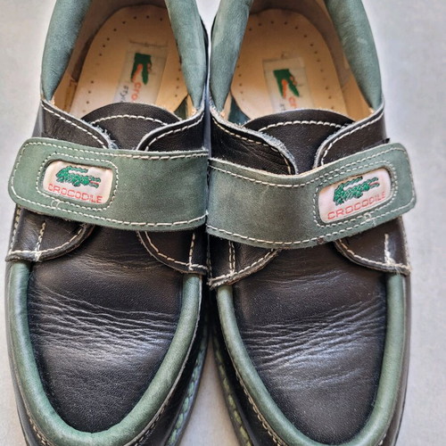 Boys' shoes used, size 31, Crocodile black and green