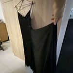 Toi&Moi satin dress used, black, size L