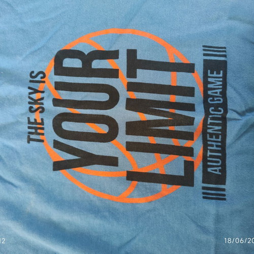 Action Sportswear sleeveless t shirt size 14 like new, blue