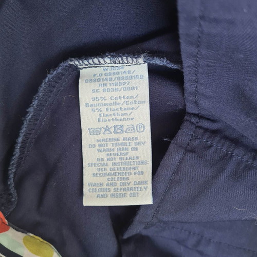 Boden women's chino shorts size 38L W32" blue stretch