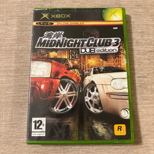 Midnight Club 3 Xbox Original used, English and complete