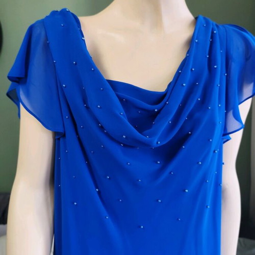 Blue airy dress XL-XXL, perfect for wedding or baptism