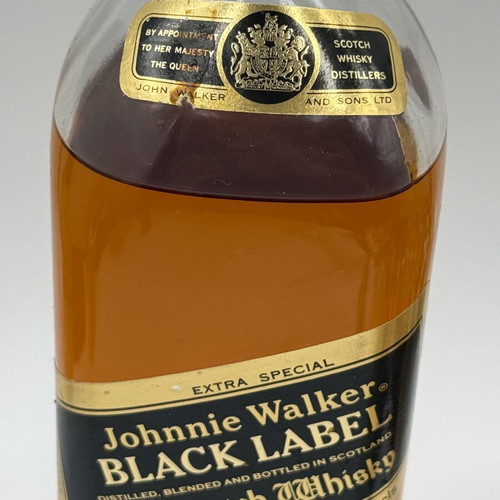 Johnnie Walker Black Label 12 Year Old 1980s 43% 75cl Olympic Airways new