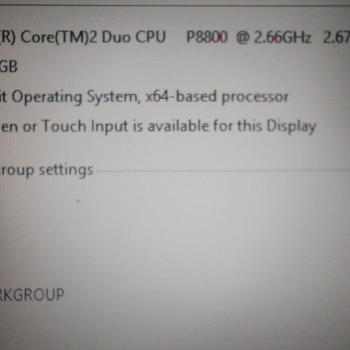 Fujitsu Siemens Amilo Pi 3540 laptop used with charger, 15.4-inch display