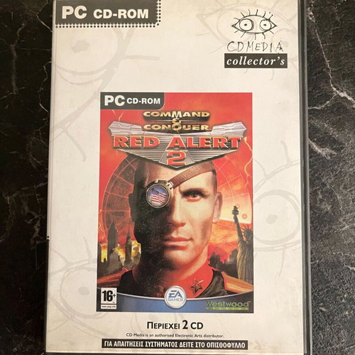 PC Game Command & Conquer Red Alert 2 used, complete with manual