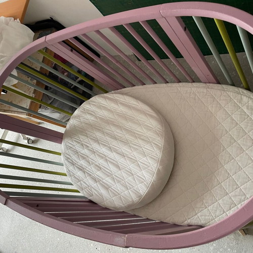 Βρεφικό κρεβάτι Stokke Sleepi Bed μεταχειρισμένο με δύο στρώματα και λίκνο