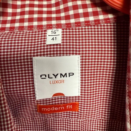 Olymp men's dress shirts new, pink and light green, size L