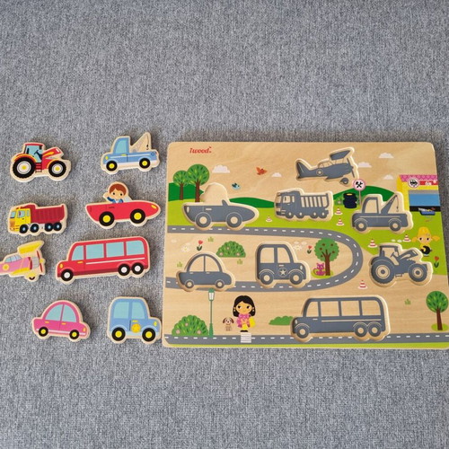 Classic World iwood Viga wooden toys set like new