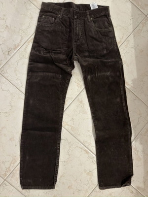 Carhartt Wip corduroy pants used, size 29x32, brown
