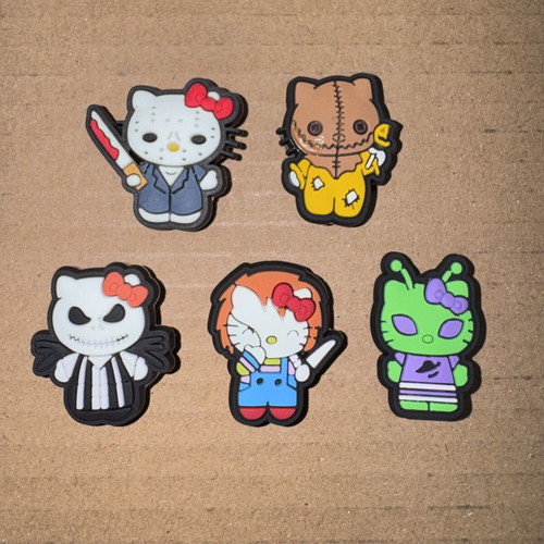 Hello Kitty Halloween Crocs charms set of 5