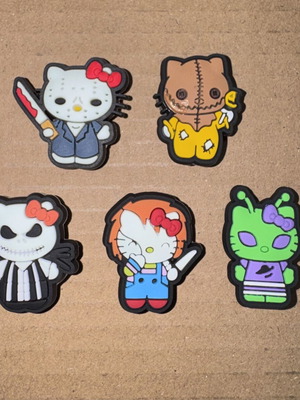 Hello Kitty Halloween Crocs charms set of 5