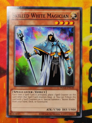 Skilled White Magician YGLD new Yu-Gi-Oh! card