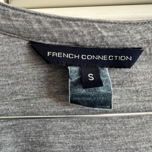 French Connection women's blouse size S like new, gray