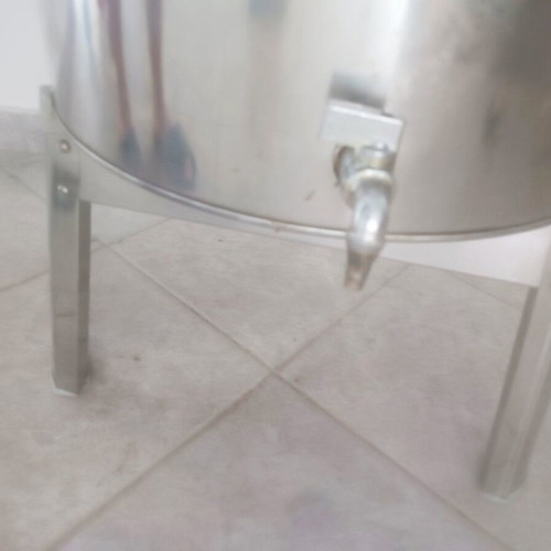 Stainless Steel Oil Storage Container 110 Liters, like new