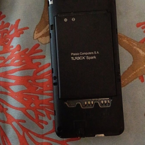TURBOX Spark mobile phone used, black, dual SIM, memory card slot