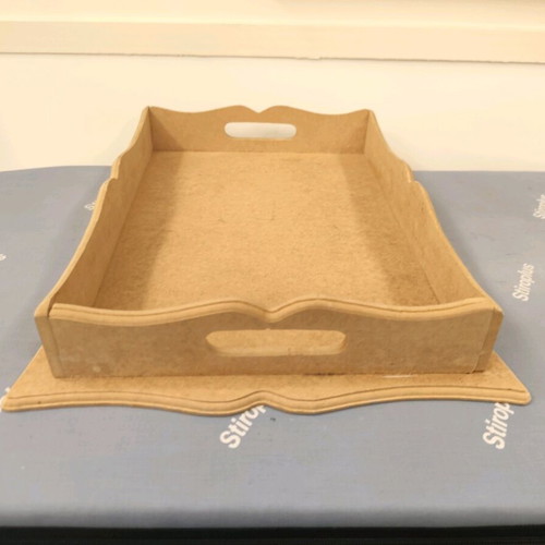 Wooden serving tray large new