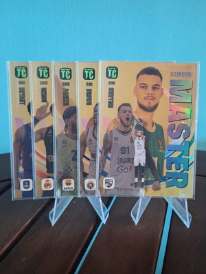 Panini Rainbow Master Cards Top Class Euroleague 2025 mint condition