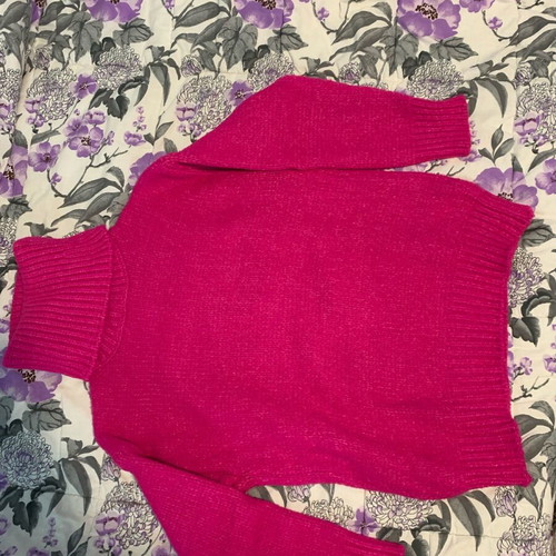 Kate London thick knitted turtleneck like new, pink