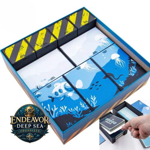 Endeavor Deep Sea Board Game Organizer new, fits sleeved cards