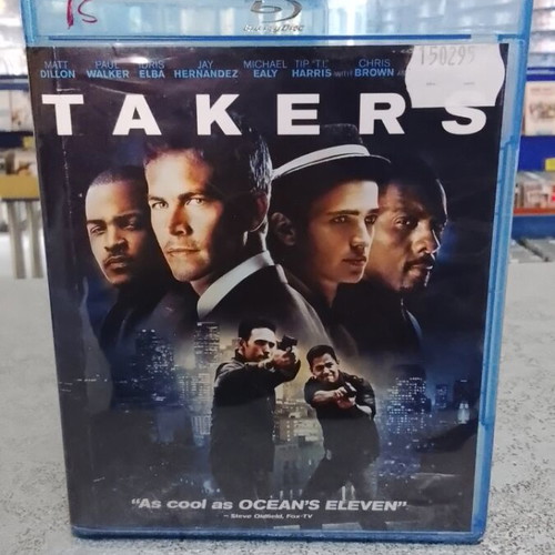 Takers Blu-Ray movie with Greek subtitles, action adventure