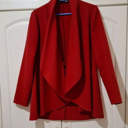 Women's red coat size M like new