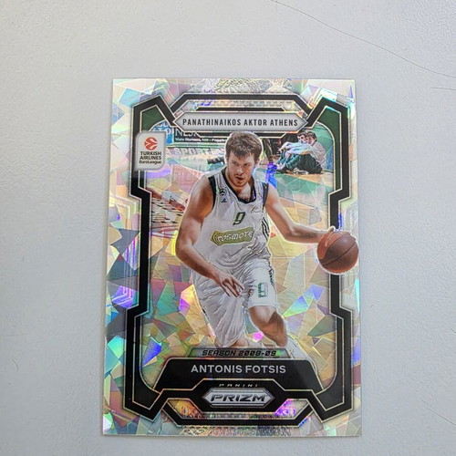 Antonis Fotsis Euroleague Prizm Cracked Ice Card new