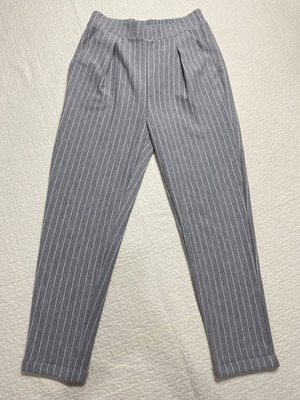 Stradivarius women's striped gray pants size S like new