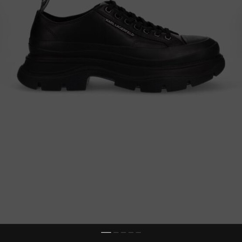 Karl Lagerfeld chunky sneakers like new, black, size 43