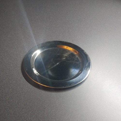 Set of 6 coasters like new, metal, 10 cm